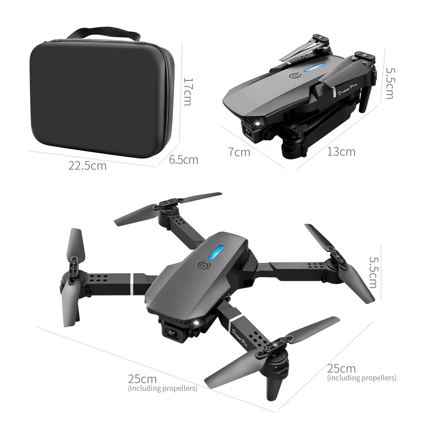 Mini drone pliable