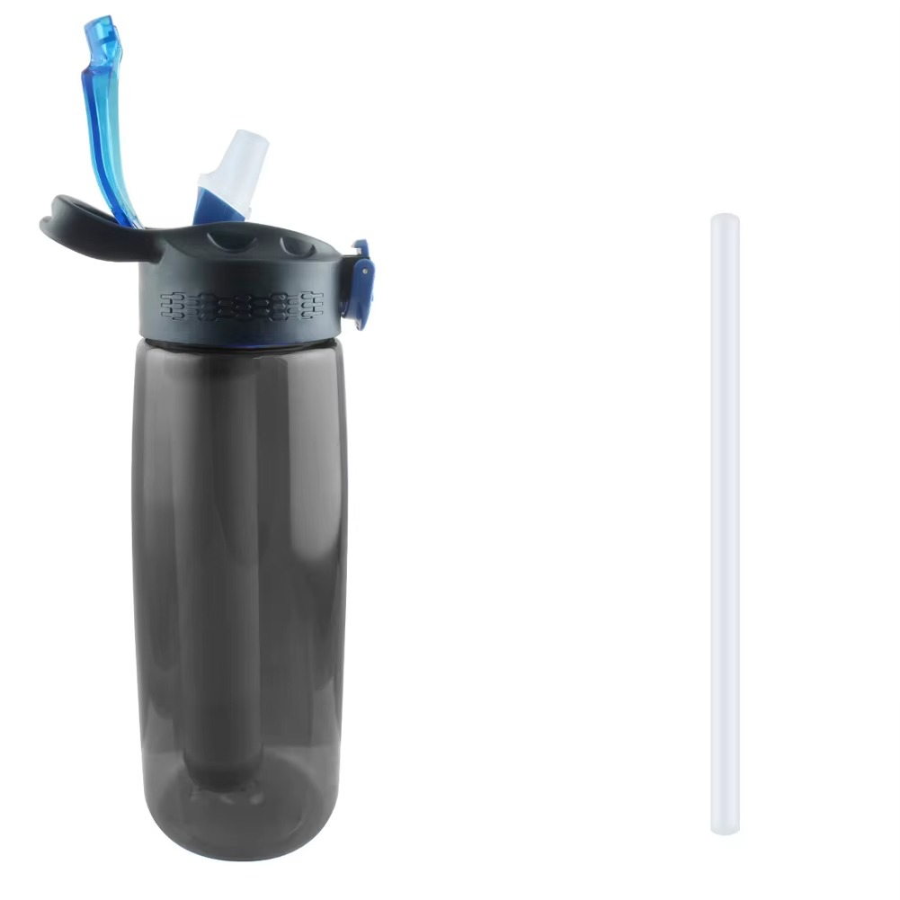 Paille filtre eau noir