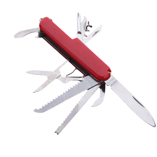 Couteau suisse rouge