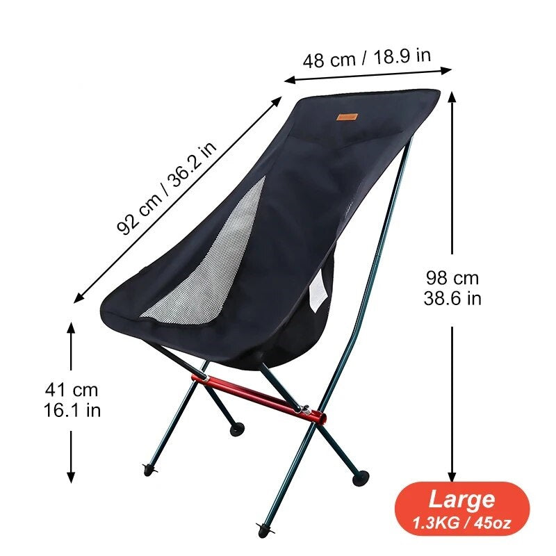 Chaise pliante camping aluminium longue