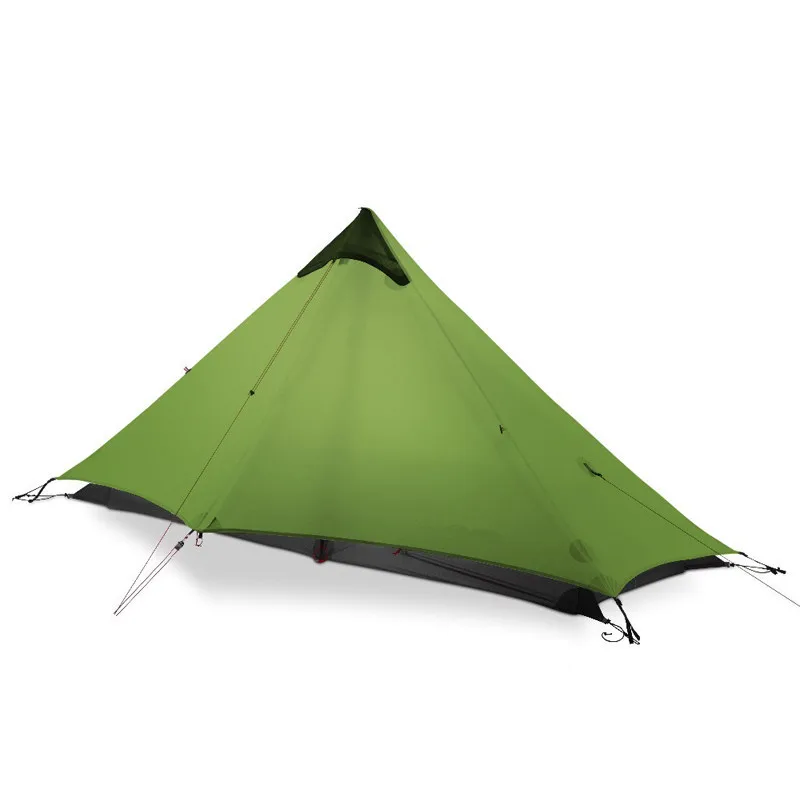 Tente camping ultra légère verte