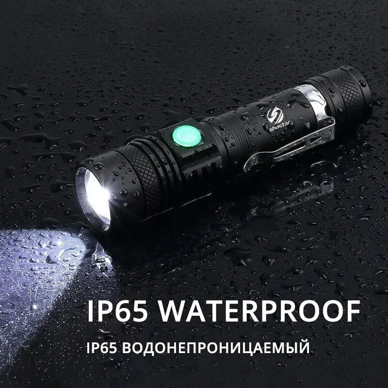 Lampe de poche puissante rechargeable waterproof