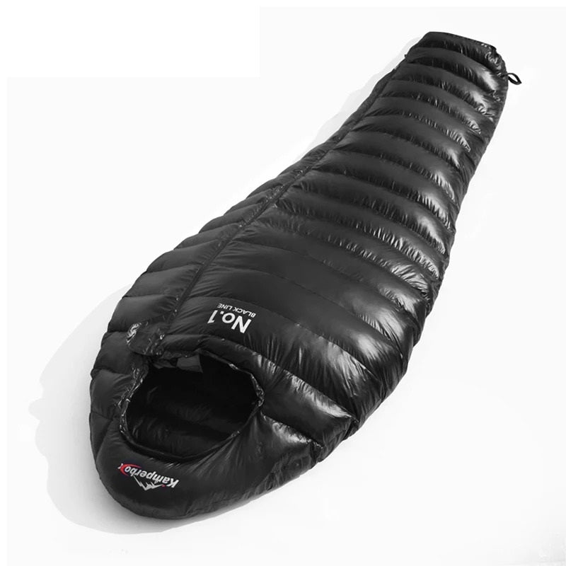 Sac couchage grand froid noir