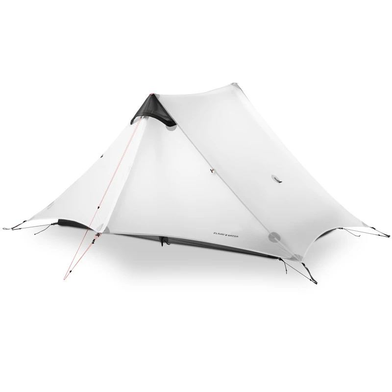 Tente de Camping ultralégère pour 2 personnes grise