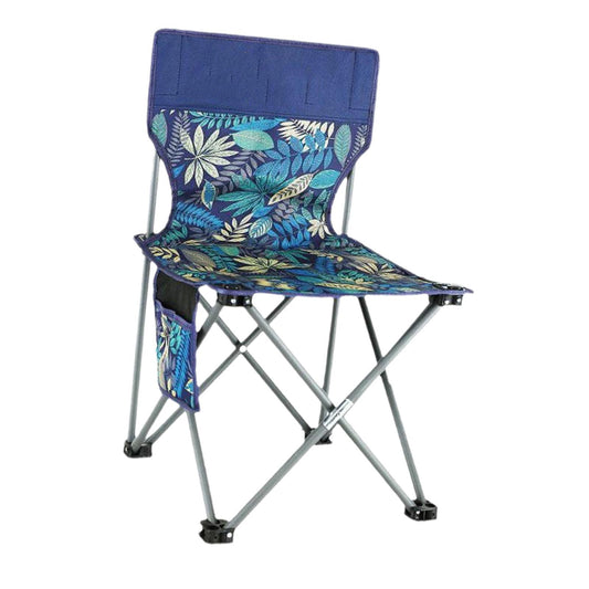 Chaise pliante de camping bleu